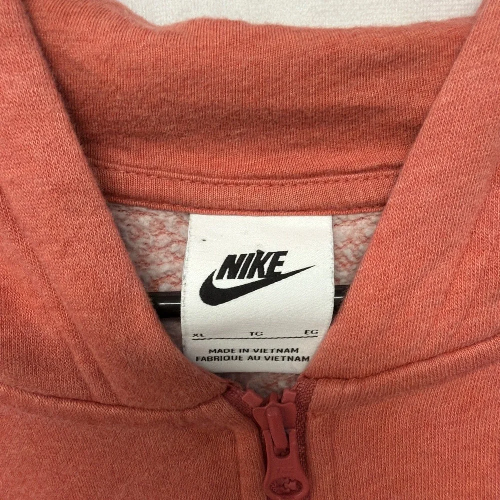 Vintage Nike Hoodie Sweatshirt 1/2 Zip Mens Extra Large Hooded Sports - Picture 3 of 7